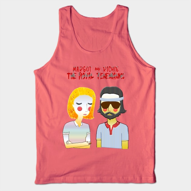 Margot & Richie Tenenbaums Tank Top by LanaBanana